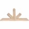 Ekena Millwork Saratoga Smooth Timber Gable Bracket, Douglas Fir, 36"W x 23"H x 1 1/2"D x 3 1/2"F, 15/12 Pitch GBW036X23X0204SAR00SDF - alternate 5